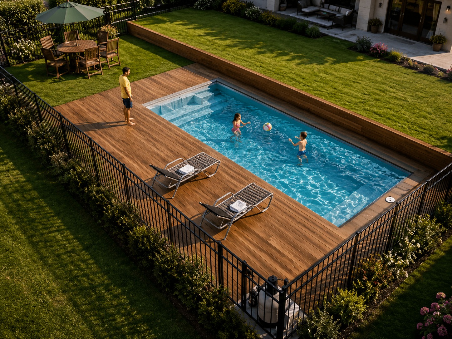 Piscina terminada, proyecto 2